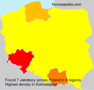 Surname Jakobszy in Poland Surname Jakobszy in Poland