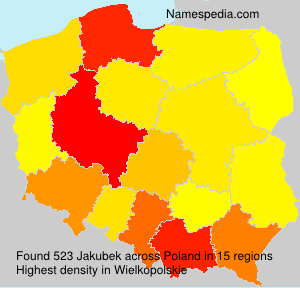 Surname Jakubek in Poland Surname Jakubek in Poland