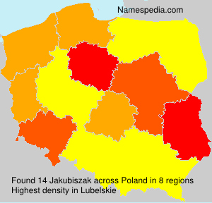 Surname Jakubiszak in Poland Surname Jakubiszak in Poland