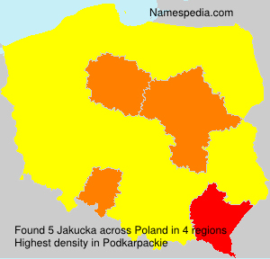 Surname Jakucka in Poland Surname Jakucka in Poland