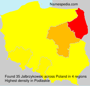 Surname Jalbrzykowski in Poland Surname Jalbrzykowski in Poland