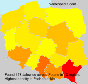 Surname Jalowiec in Poland Surname Jalowiec in Poland