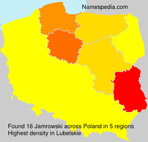 Surname Jamrowski in Poland Surname Jamrowski in Poland