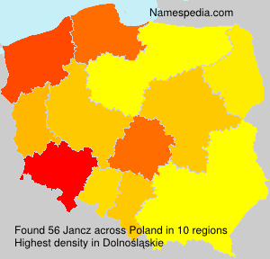 Surname Jancz in Poland Surname Jancz in Poland