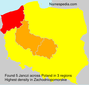 Surname Janczi in Poland Surname Janczi in Poland