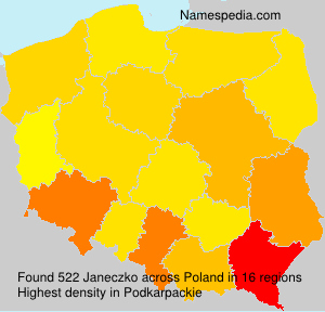 Surname Janeczko in Poland Surname Janeczko in Poland
