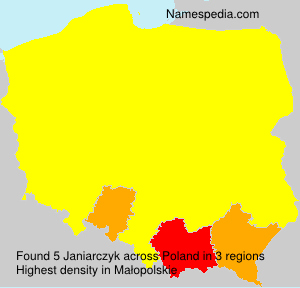 Surname Janiarczyk in Poland Surname Janiarczyk in Poland