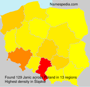 Surname Janic in Poland Surname Janic in Poland