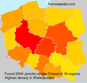 Surname Janicka in Poland Surname Janicka in Poland