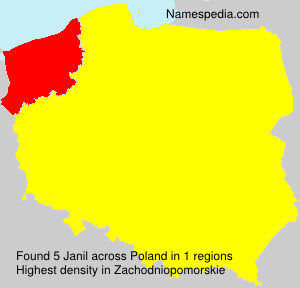 Surname Janil in Poland Surname Janil in Poland