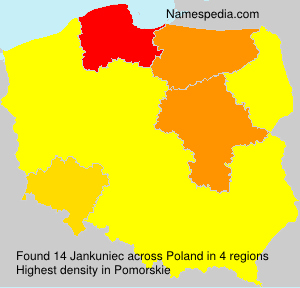 Surname Jankuniec in Poland Surname Jankuniec in Poland