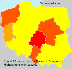 Surname Janoch in Poland Surname Janoch in Poland