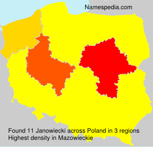 Surname Janowiecki in Poland Surname Janowiecki in Poland