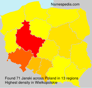 Surname Janski in Poland Surname Janski in Poland
