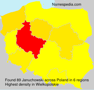 Surname Januchowski in Poland Surname Januchowski in Poland