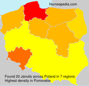 Surname Janulis in Poland Surname Janulis in Poland