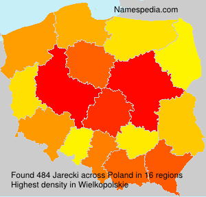 Surname Jarecki in Poland Surname Jarecki in Poland