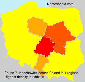 Surname Jarlachowicz in Poland Surname Jarlachowicz in Poland