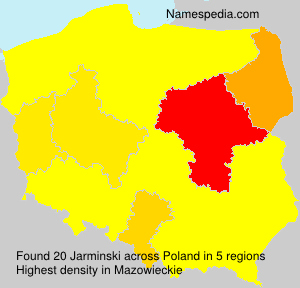 Surname Jarminski in Poland Surname Jarminski in Poland