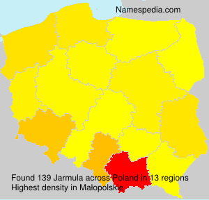 Surname Jarmula in Poland Surname Jarmula in Poland