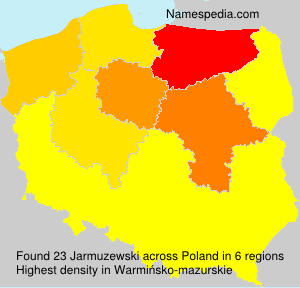 Surname Jarmuzewski in Poland Surname Jarmuzewski in Poland