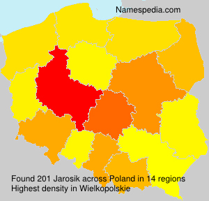Surname Jarosik in Poland Surname Jarosik in Poland