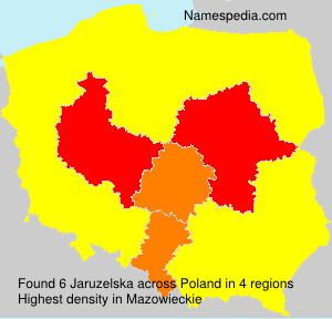 Surname Jaruzelska in Poland Surname Jaruzelska in Poland