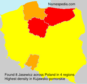 Surname Jasewicz in Poland Surname Jasewicz in Poland