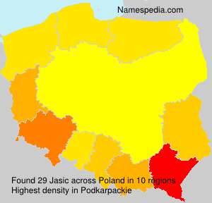 Surname Jasic in Poland Surname Jasic in Poland