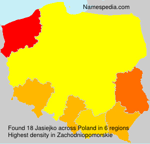 Surname Jasiejko in Poland Surname Jasiejko in Poland