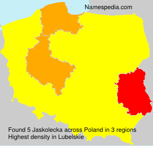 Surname Jaskolecka in Poland Surname Jaskolecka in Poland