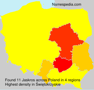 Surname Jaskros in Poland Surname Jaskros in Poland
