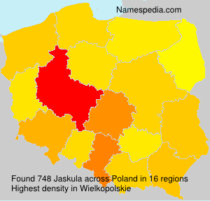 Surname Jaskula in Poland Surname Jaskula in Poland