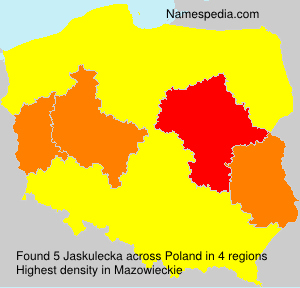Surname Jaskulecka in Poland Surname Jaskulecka in Poland