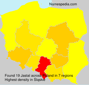 Surname Jastal in Poland Surname Jastal in Poland