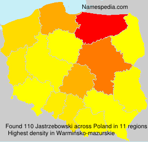 Surname Jastrzebowski in Poland Surname Jastrzebowski in Poland
