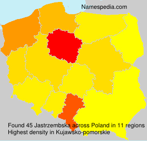 Surname Jastrzembska in Poland Surname Jastrzembska in Poland