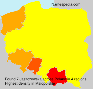 Surname Jaszczowska in Poland