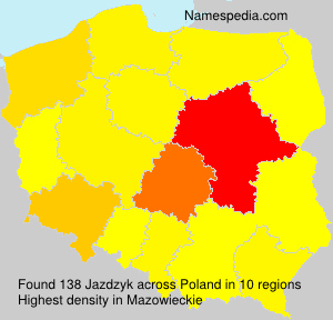 Surname Jazdzyk in Poland Surname Jazdzyk in Poland
