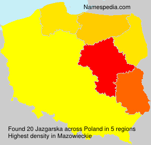 Surname Jazgarska in Poland Surname Jazgarska in Poland