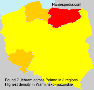 Surname Jebram in Poland Surname Jebram in Poland