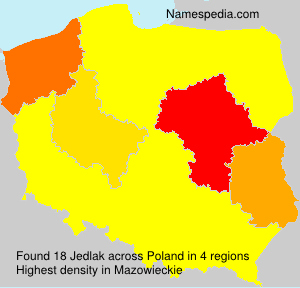 Surname Jedlak in Poland Surname Jedlak in Poland