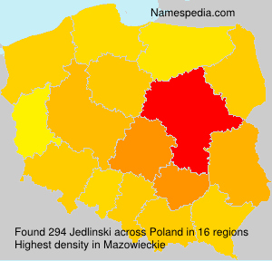 Surname Jedlinski in Poland Surname Jedlinski in Poland