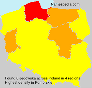Surname Jedowska in Poland Surname Jedowska in Poland