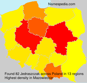 Surname Jedraszczak in Poland Surname Jedraszczak in Poland