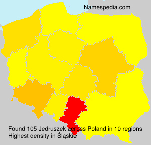 Surname Jedruszek in Poland Surname Jedruszek in Poland