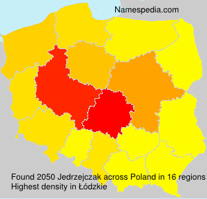 Surname Jedrzejczak in Poland Surname Jedrzejczak in Poland