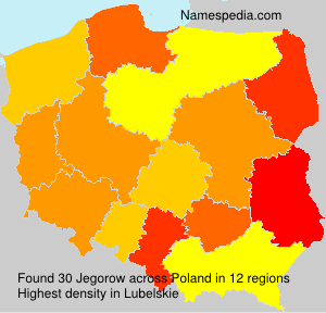 Surname Jegorow in Poland Surname Jegorow in Poland