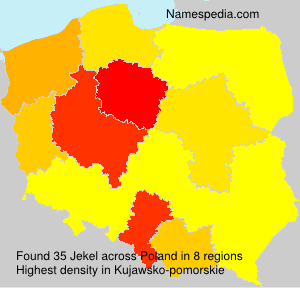 Surname Jekel in Poland Surname Jekel in Poland