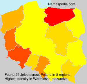 Surname Jelec in Poland Surname Jelec in Poland
